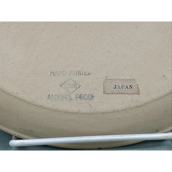 Vintage Rooster Farmhouse Rustic Plates 1940s Hand Painted Isco Japan Rare Art - Picture 4 of 5